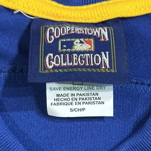 Milwaukee Brewers Majestic MLB Cooperstown World Series 1982 Jersey Mens Small - Picture 6 of 7